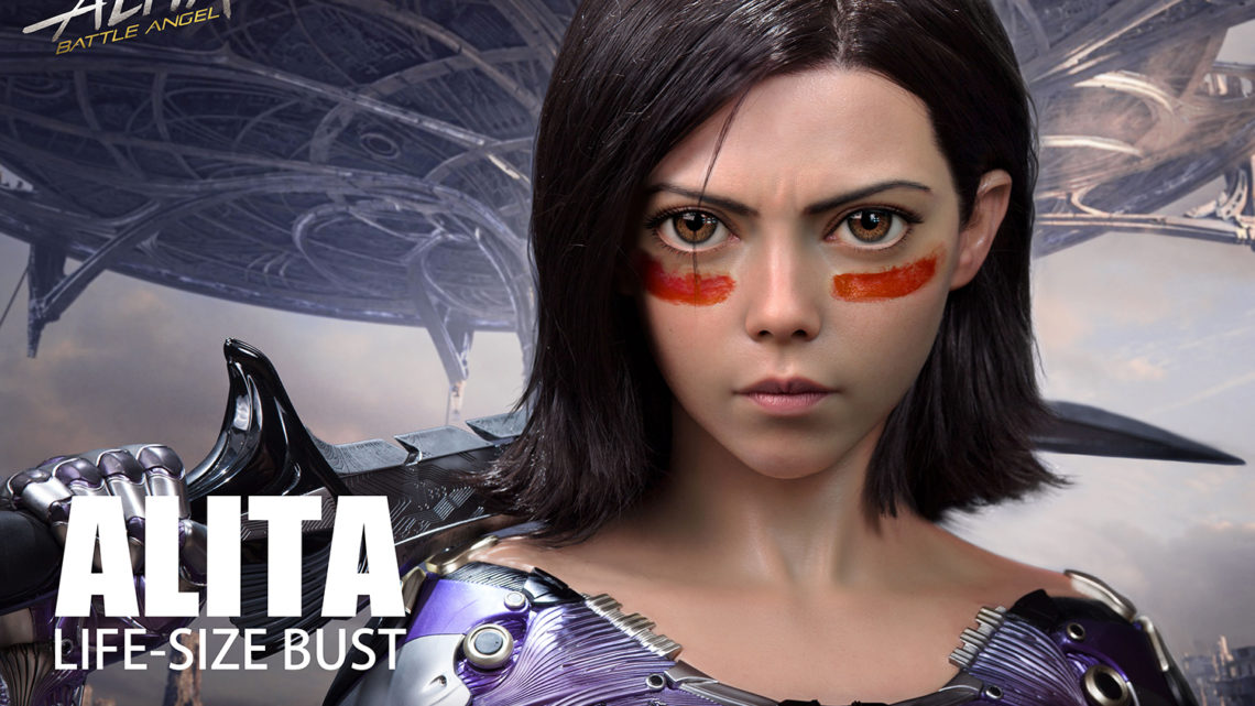 Queen Studios Collectibles: Alita Battle Angel Life Size Bust Queen Studios Collectibles: Alita Battle Angel Life Size Bust