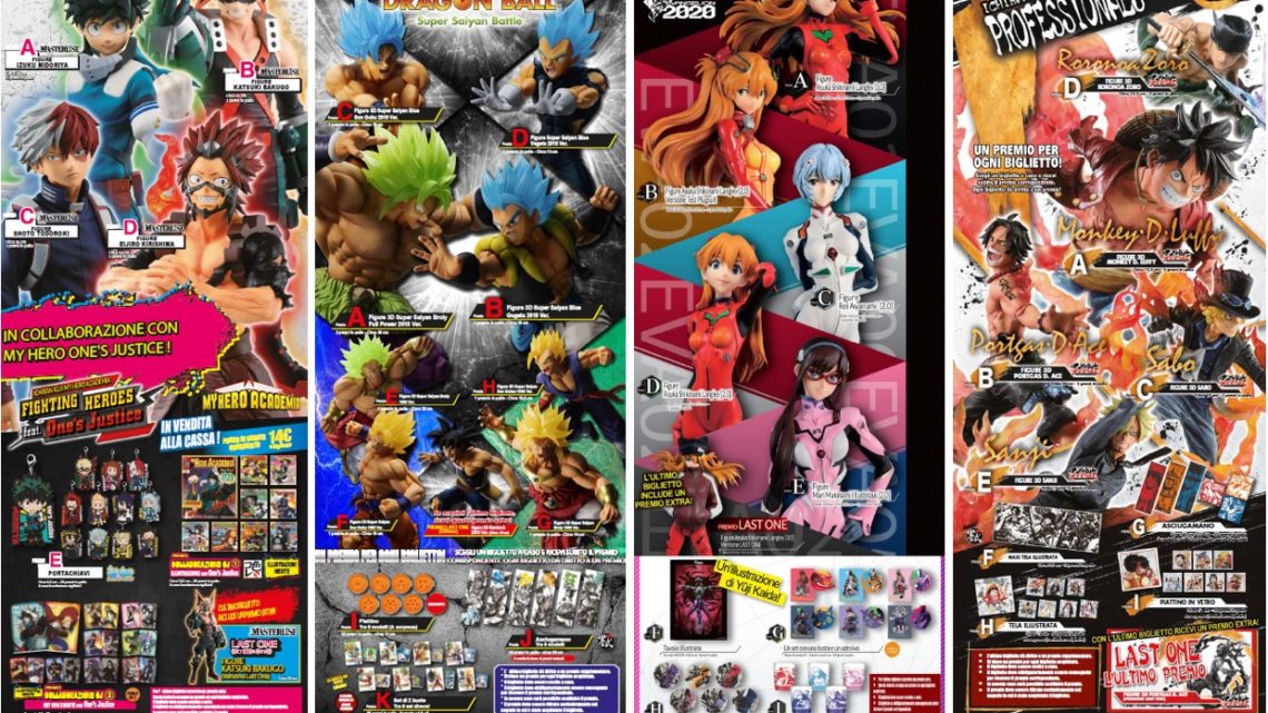 In arrivo 4 nuovi set Ichiban Kuji nelle fumetterie ! In arrivo 4 nuovi set Ichiban Kuji nelle fumetterie !