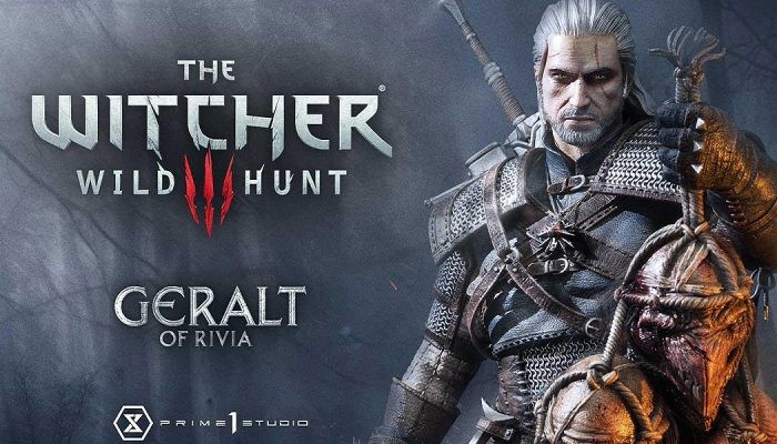 La statua di Geralt di Rivia da “The Witcher 3” prodotta da Prime 1 Studio