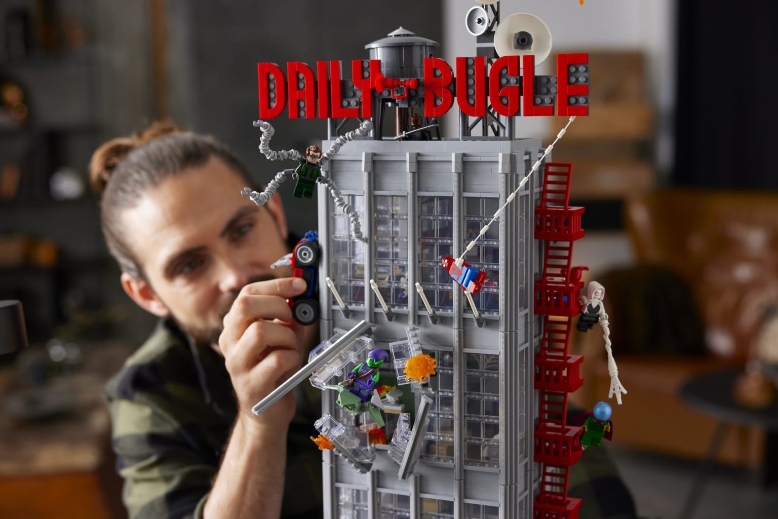 lego daily bugle height