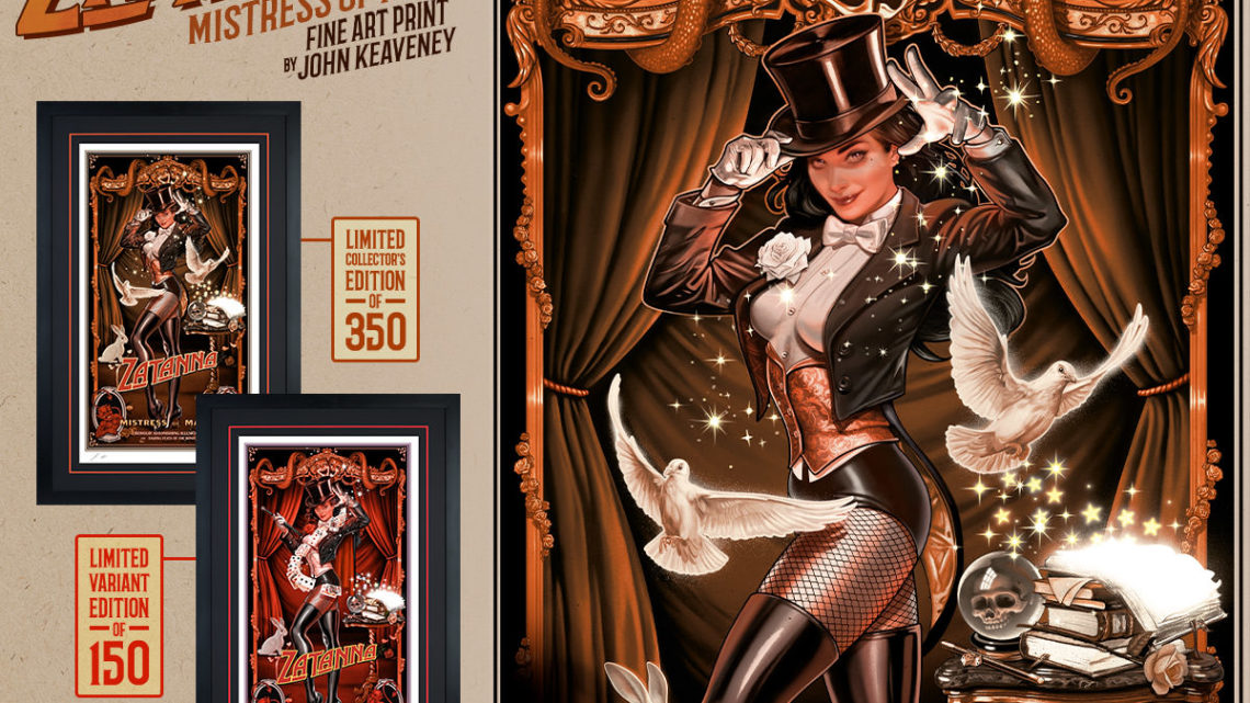 12 days of Sideshow: Zatanna: Mistress of Magic Fine Art Print and Variant Edition