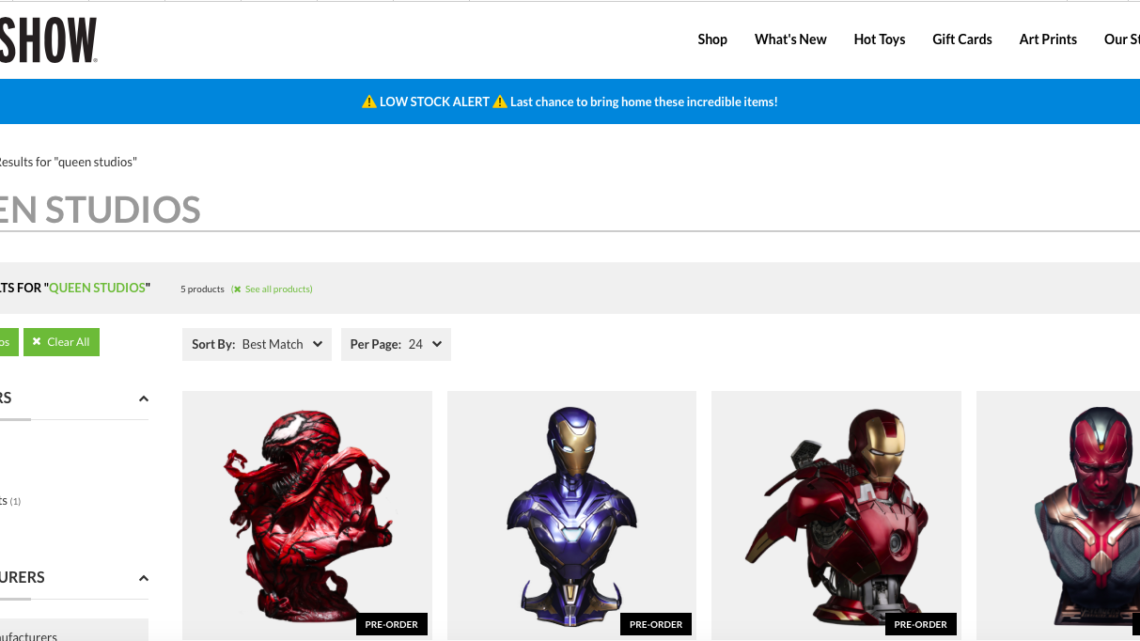 I busti della Queen Studios (Marvel) disponibili su Sideshow I busti della Queen Studios (Marvel) disponibili su Sideshow