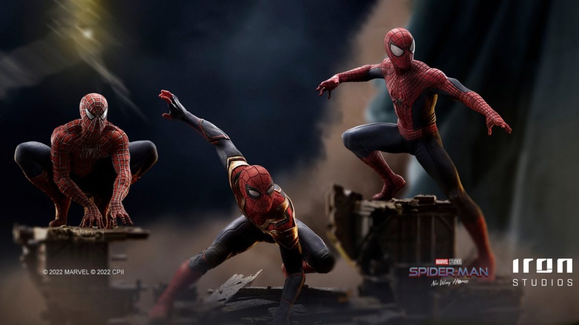 Iron Studios annuncia le tre versioni cinematografiche di Spider-Man Iron Studios annuncia le tre versioni cinematografiche di Spider-Man