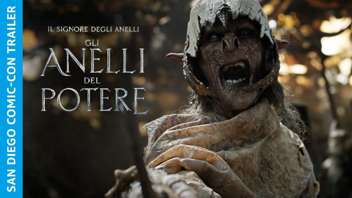 signore anelli trailer sdcc