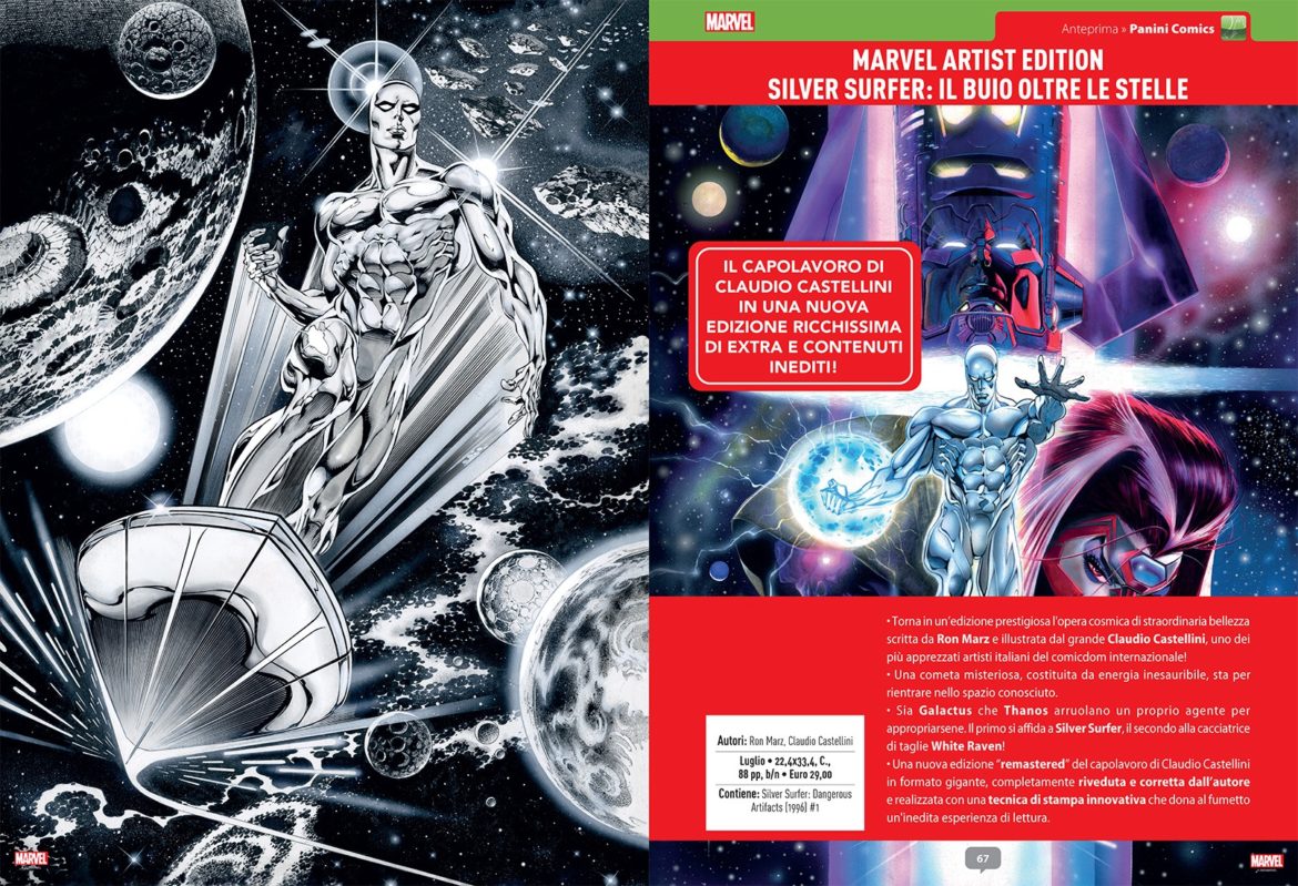 castelini marvel edition silver surfer